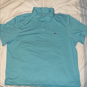Vineyard Vines Men's Light Blue Polo Shirt Size 3X